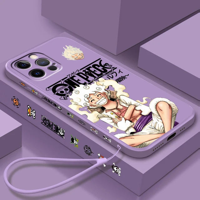 Anime One Piece Monkey D Luffy Gear 5 iPhone Case