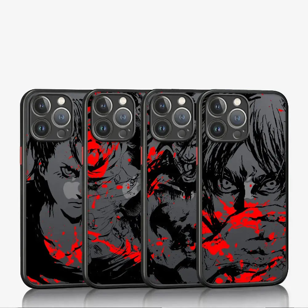 Attack On Titan Eren Phone Case For iPhone
