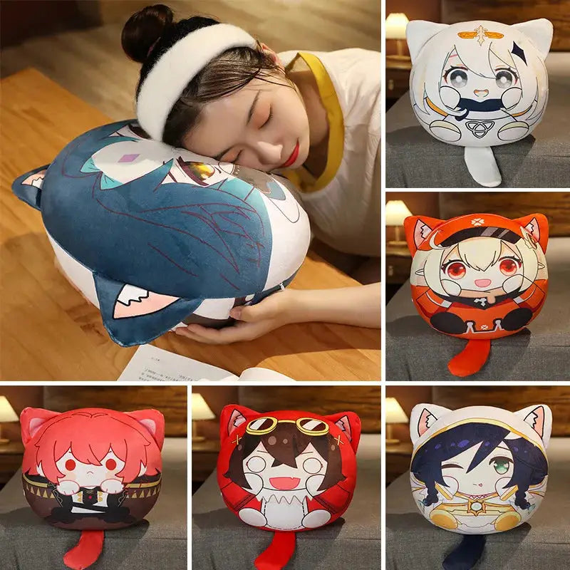40 Styles Cute Genshin Impact Doll Peripheral Characters Pillow