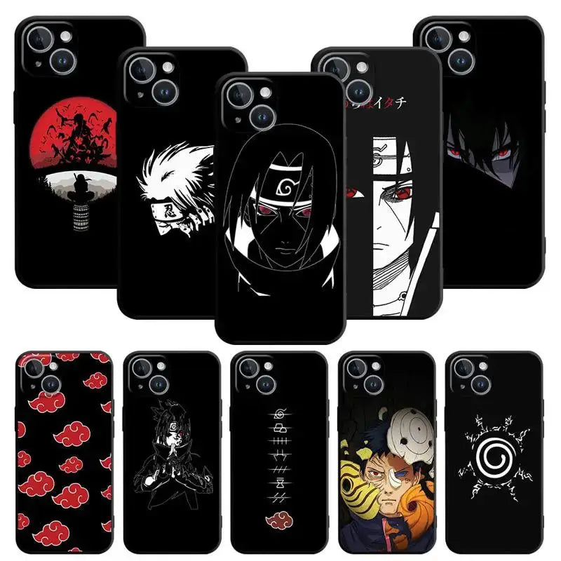 Anime Naruto Akatsuki Phone Case For iPhone - B08