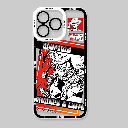 Anime One Piece Luffy Gear 5 Case for iPhone - KT4