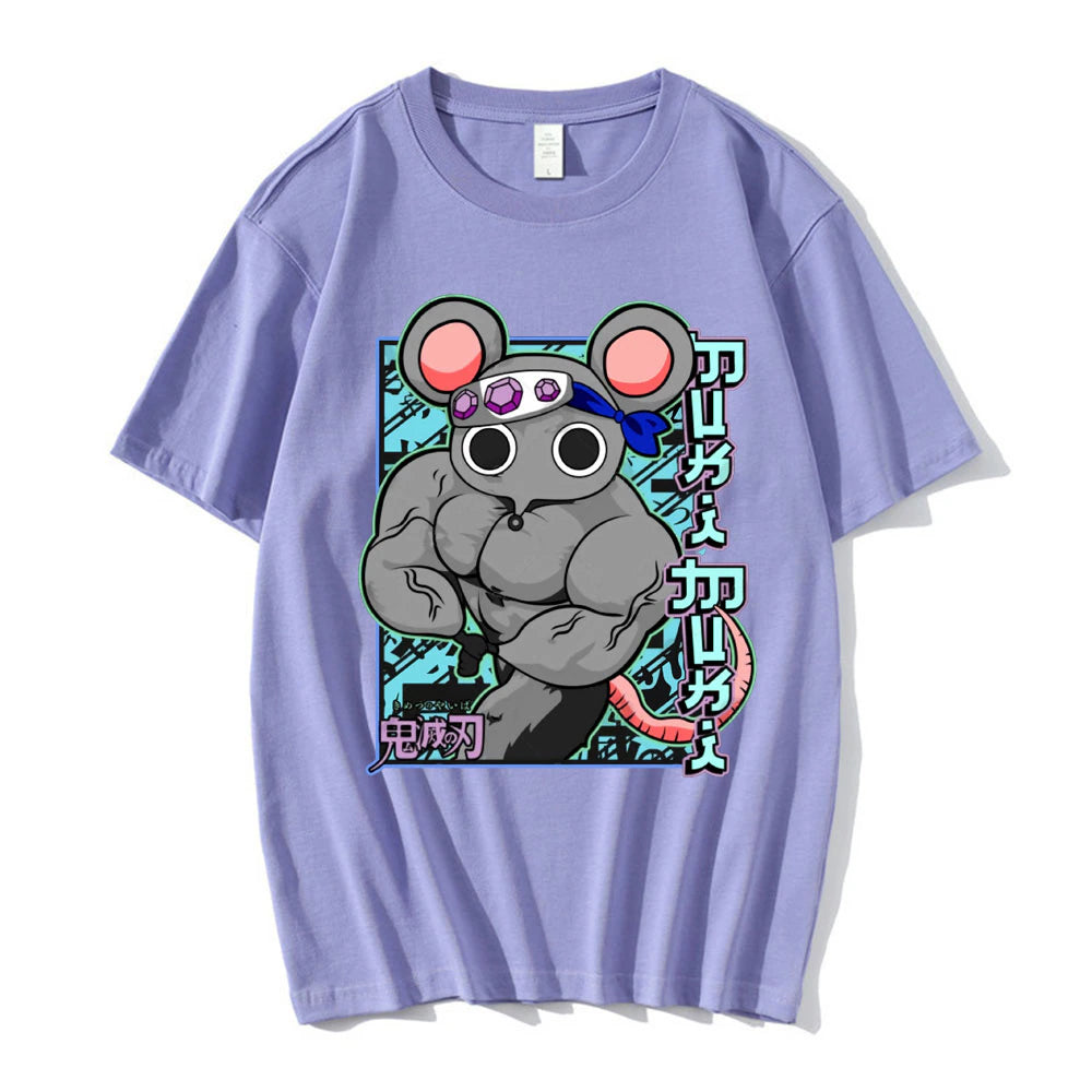 Demon Slayer Funny Ninju Ninja Muscular Uzui Tengen T shirt