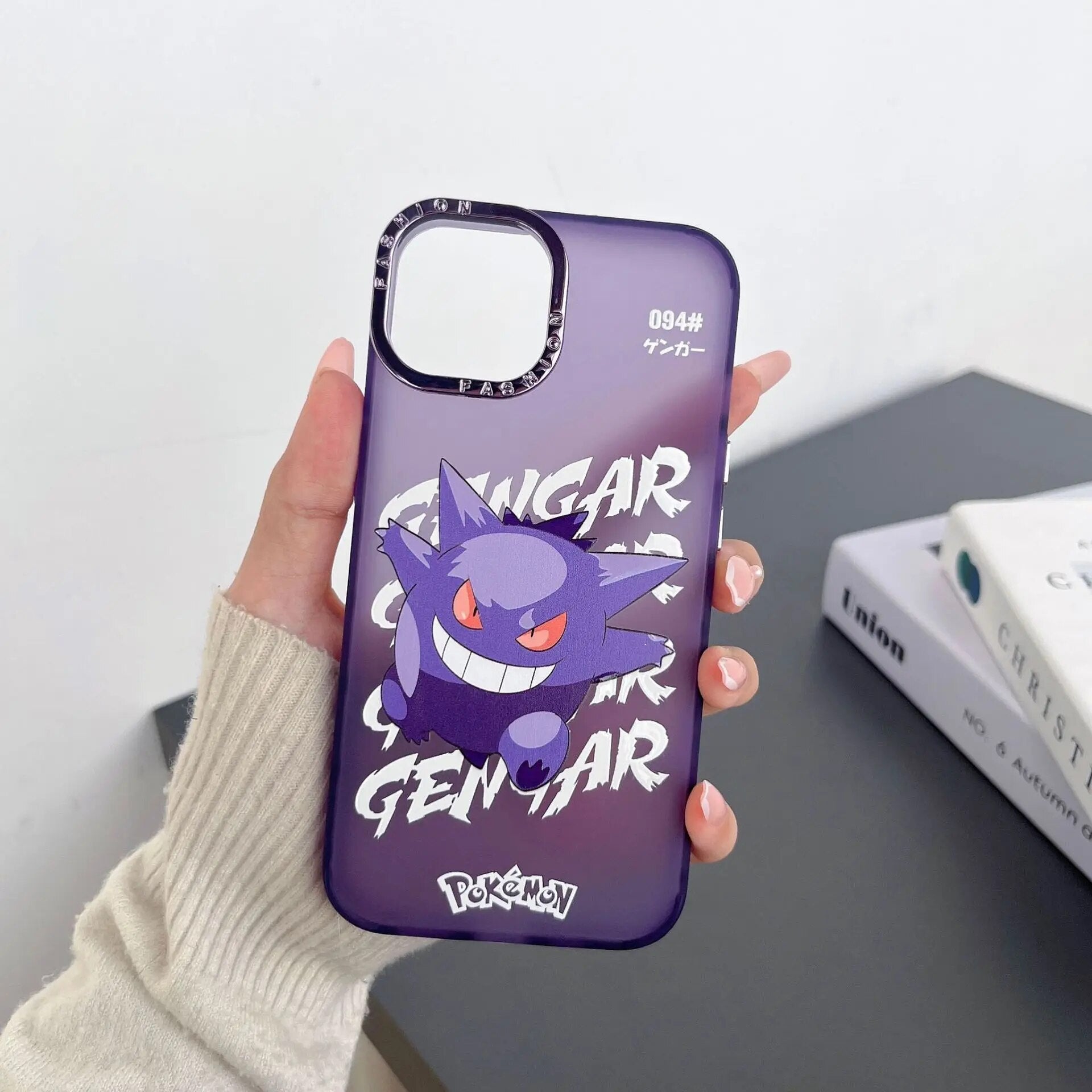 Anime Pokemon Gengar Phone Case For iPhone