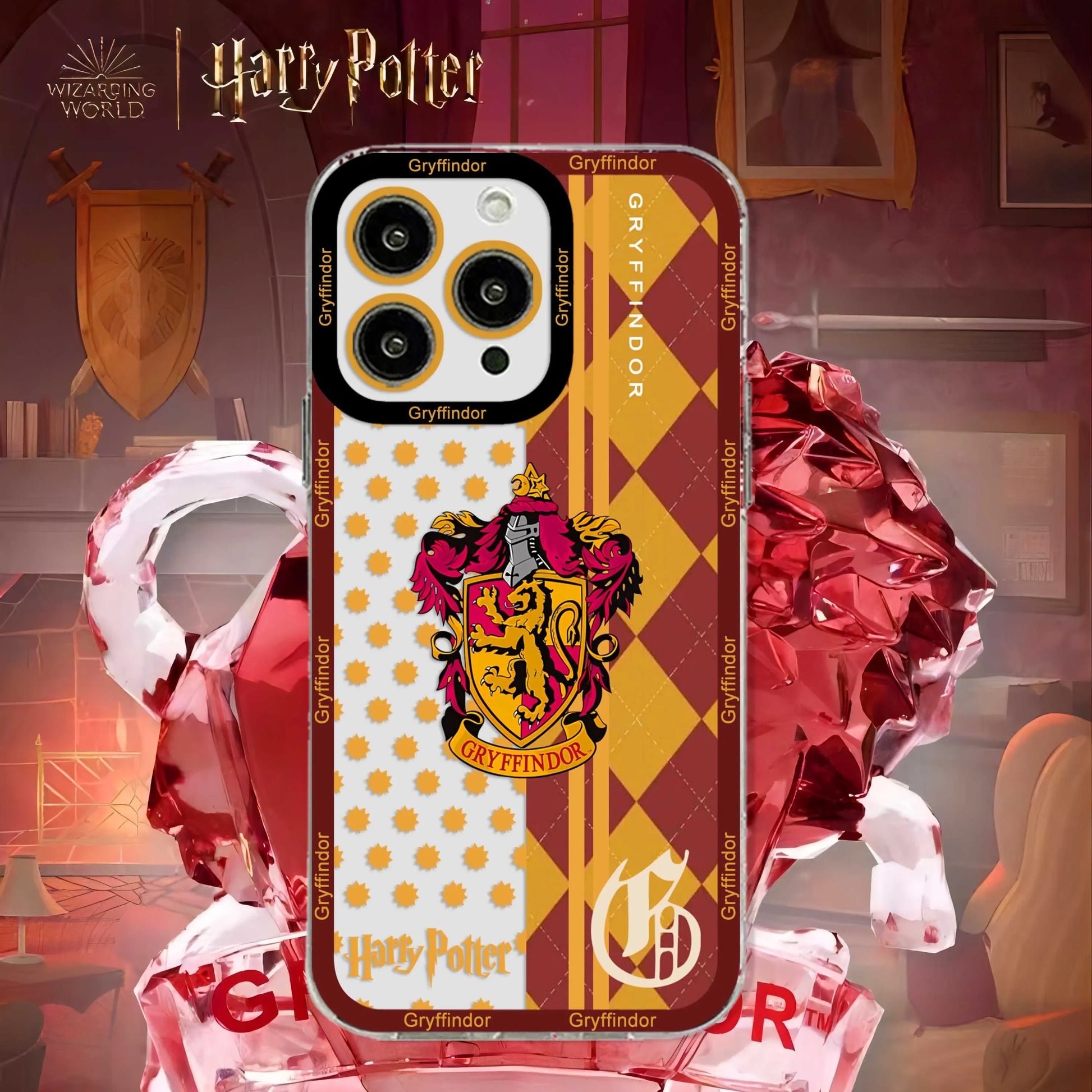 Hogwarts School 4 Houses Symbol Harry Potter iPhone Case