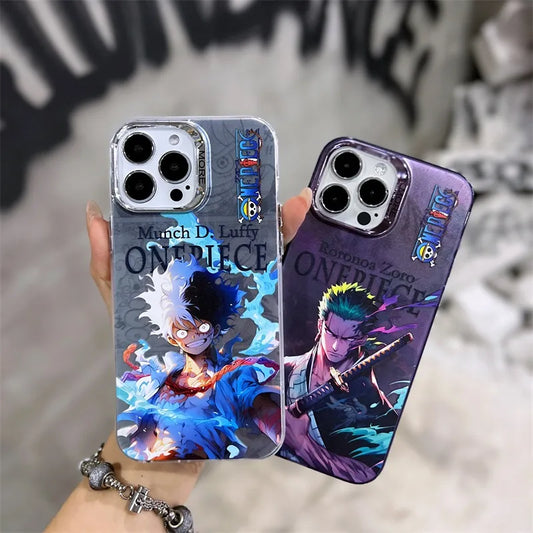 Anime One Piece Monkey D Luffy, Zoro Phone Case For iPhone