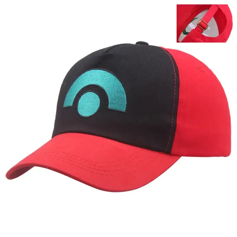 Anime Ash Ketchum Cosplay Unisex Embroidery Baseball Cap