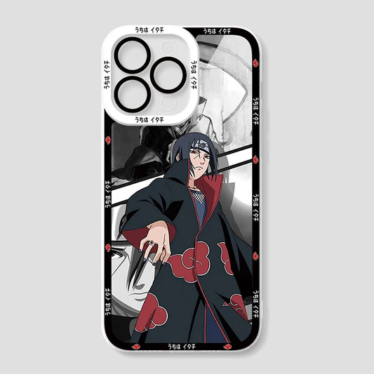Anime Naruto Uchiha Itachi Soft Silicone Case For iPhone - P06