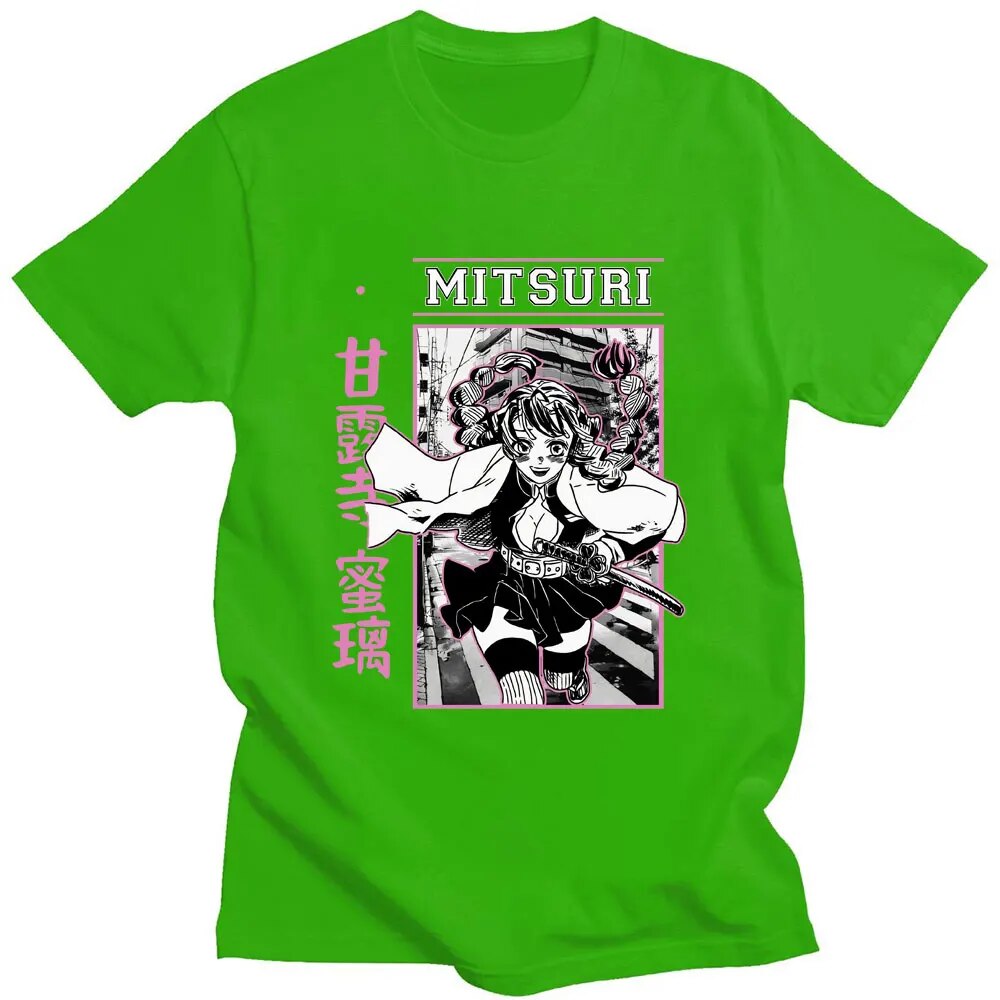Anime Demon Slayer Kanroji Mitsuri T Shirt