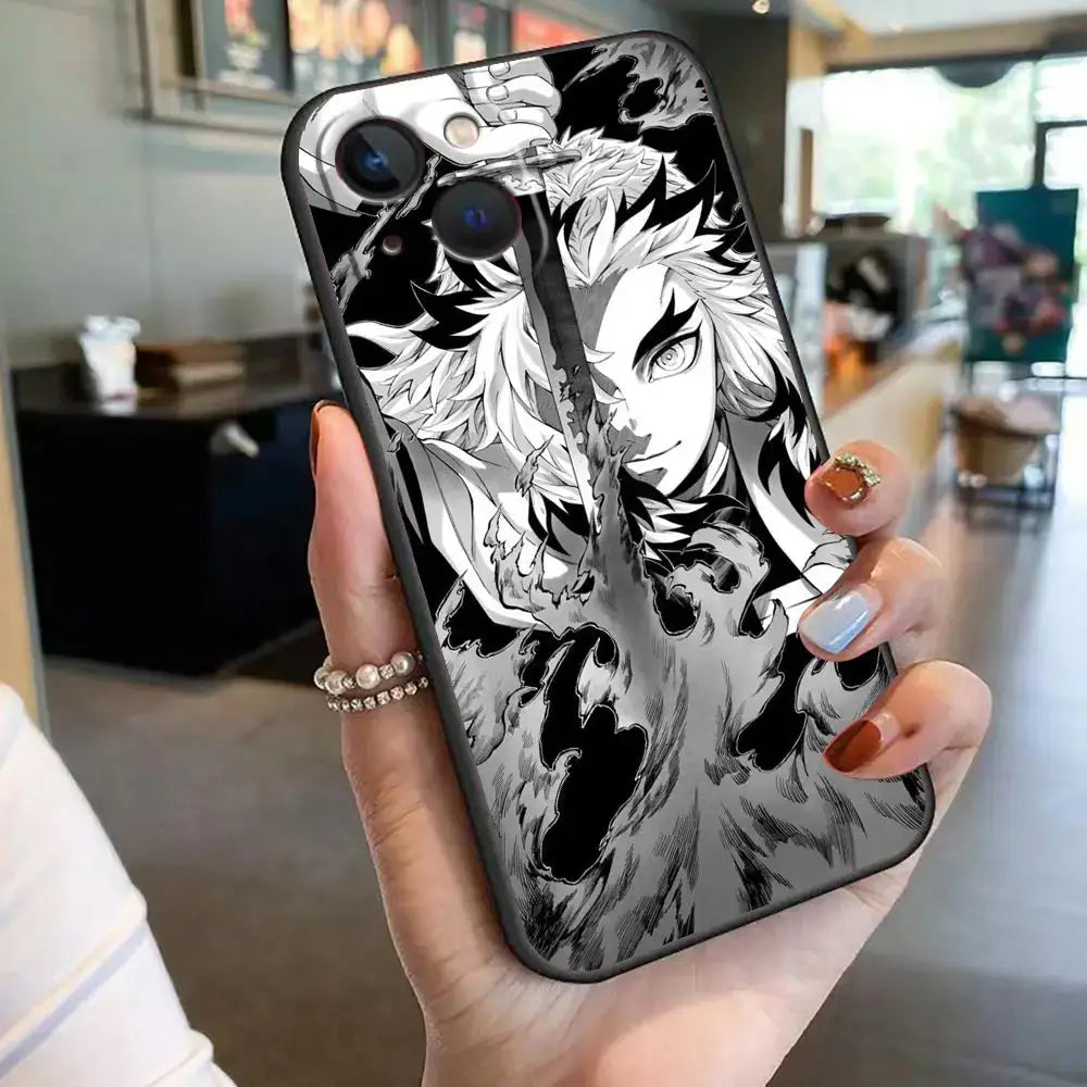 Demon Slayer Rengoku Phone Case For iphone - B05