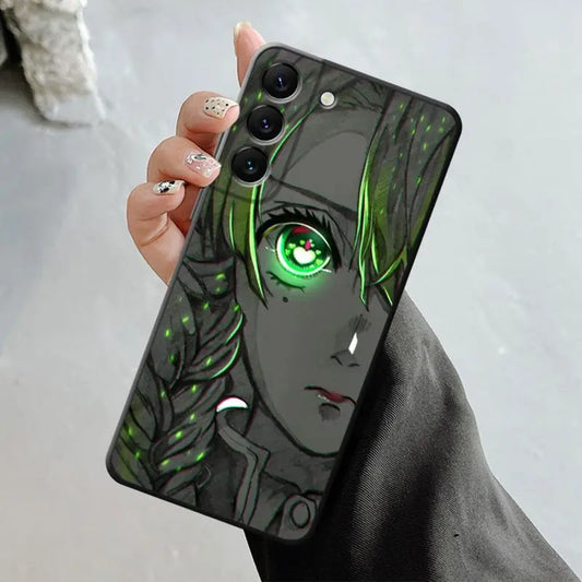 Demon Slayer Mitsuri Kanroji Bright Eyes Drawing Samsung Galaxy Series Phone Case