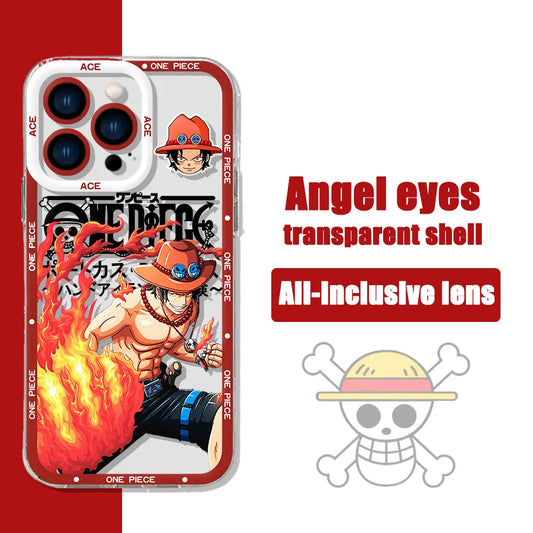 Anime One Piece Ace Phone Case For iPhone - KT21