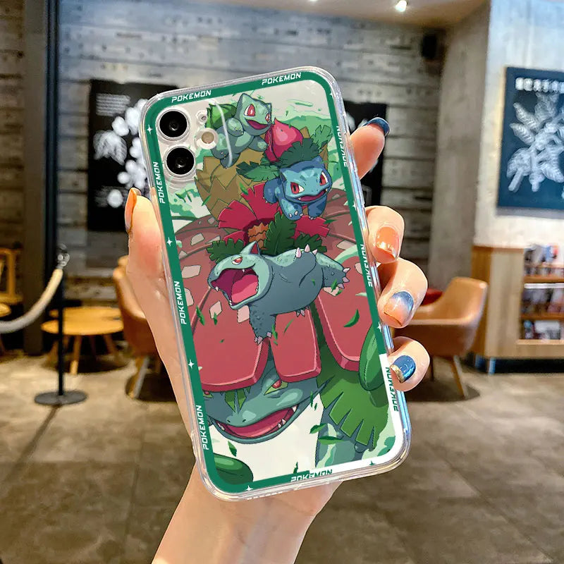 Pokemon Bulbasaur Evolution Soft Silicone iPhone Case