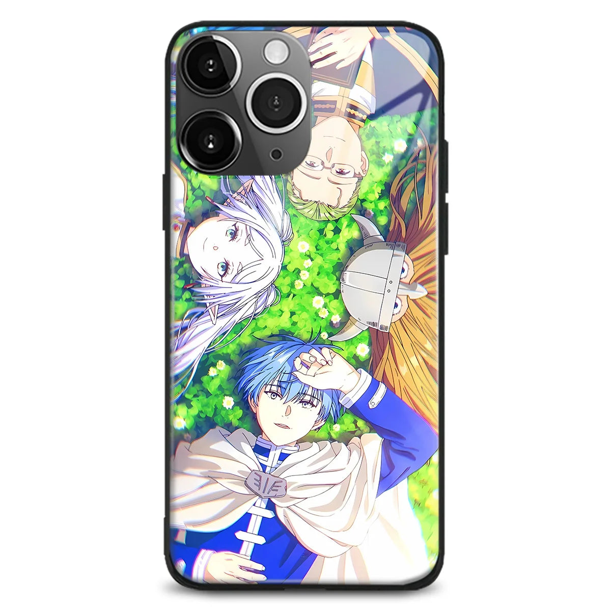 Anime Frieren Beyond Journey's End Glass Iphone Case 