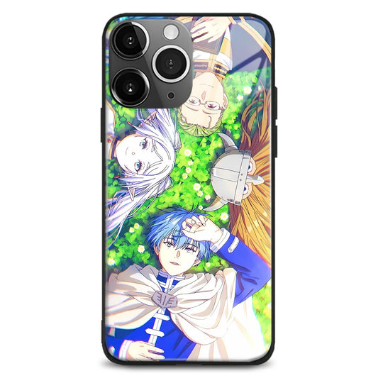 Anime Frieren Beyond Journey's End Glass Iphone Case 