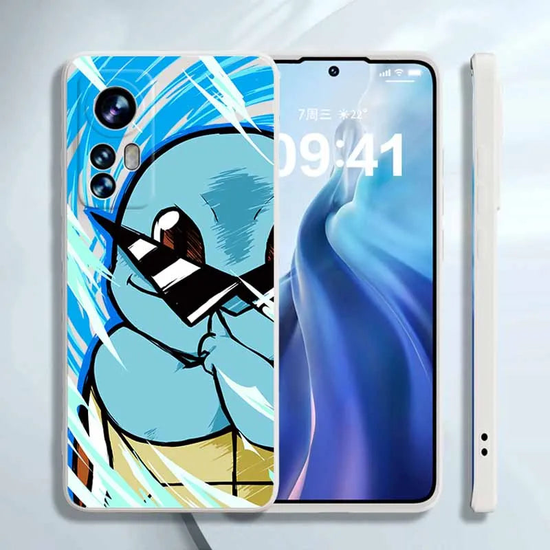 Pokemon Squirtle Liquid Silicone Phone Case for Samsung Galaxy