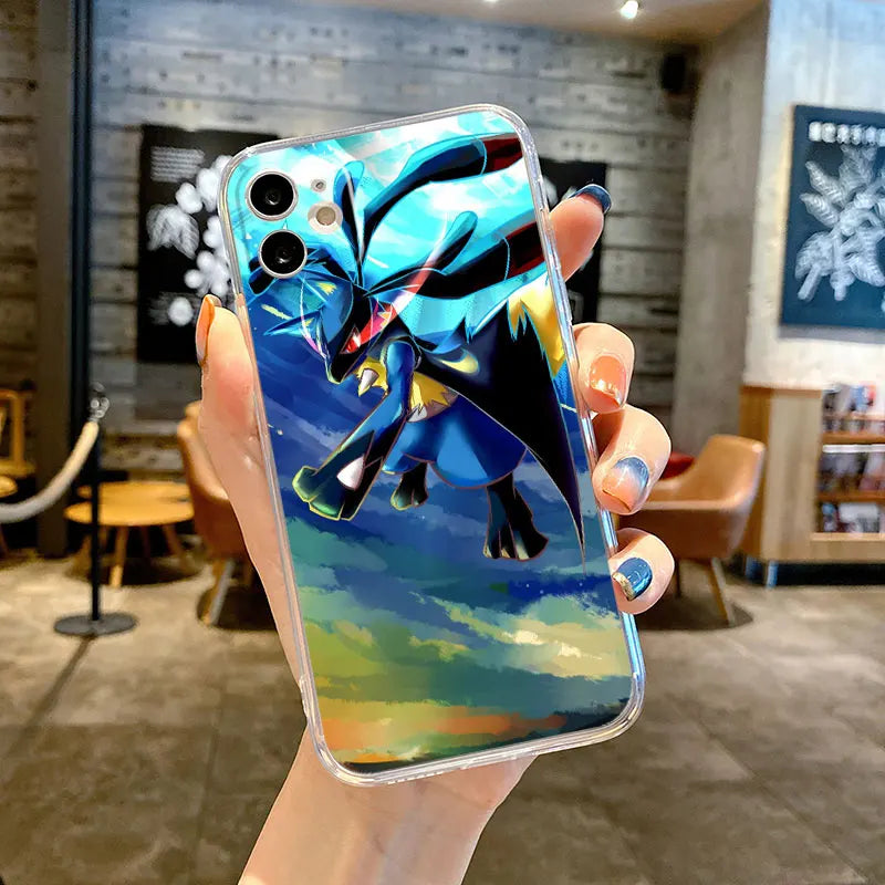 Pokemon Super Lucario Luxury Silicone iPhone Case | KataMoon