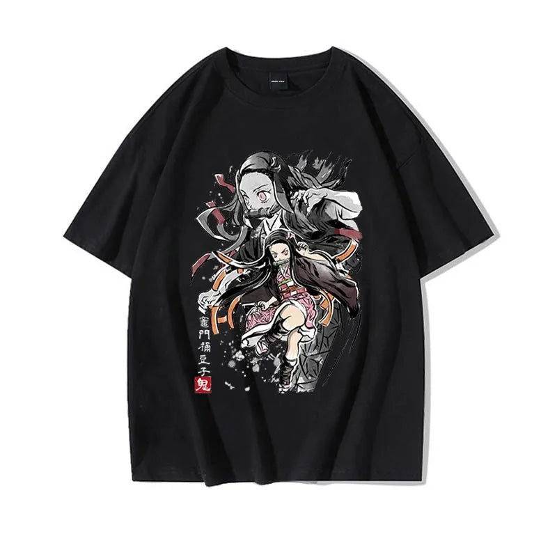Kimetsu No Yaiba Nezuko Tanjiro Inosuke Zenitsu Demon Slayer T Shirt