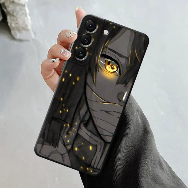 Anime Demon Slayer Obanai Iguro Bright Eyes Drawing Samsung Galaxy Series Phone Case