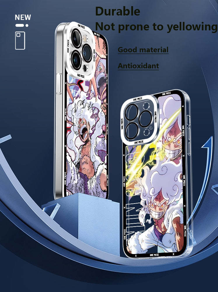 Anime One Piece Luffy Gear 5 Phone Case for iPhone - KT2