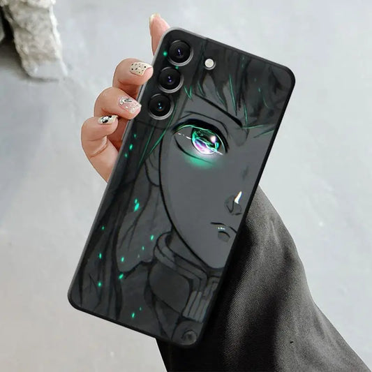 Anime Demon Slayer Muichiro Tokito Bright Eyes Drawing Samsung Galaxy Series Phone Case