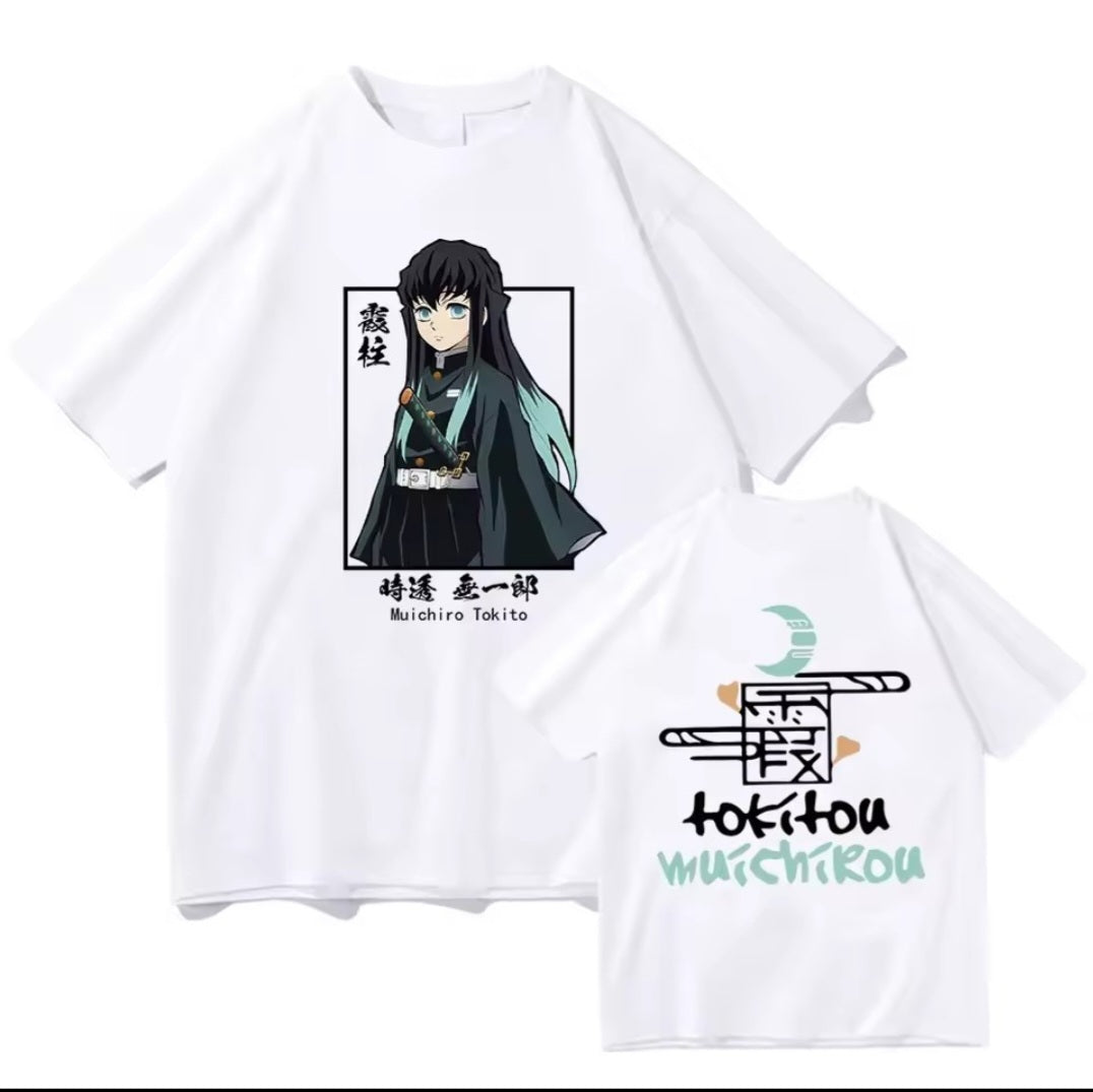 Anime Demon Slayer Kimetsu No Yaiba Muichiro Tokito T Shirt