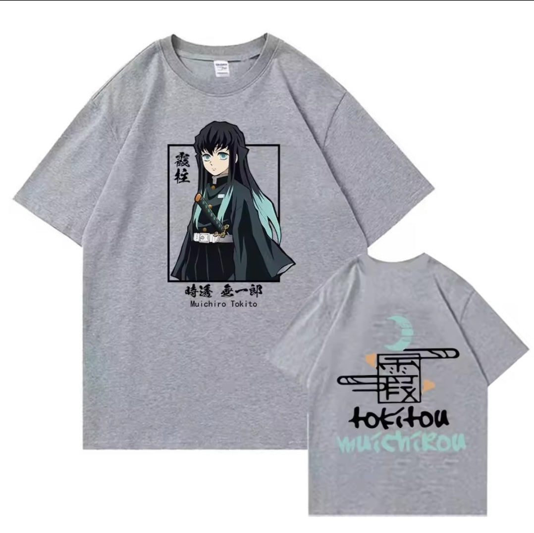 Anime Demon Slayer Kimetsu No Yaiba Muichiro Tokito T Shirt