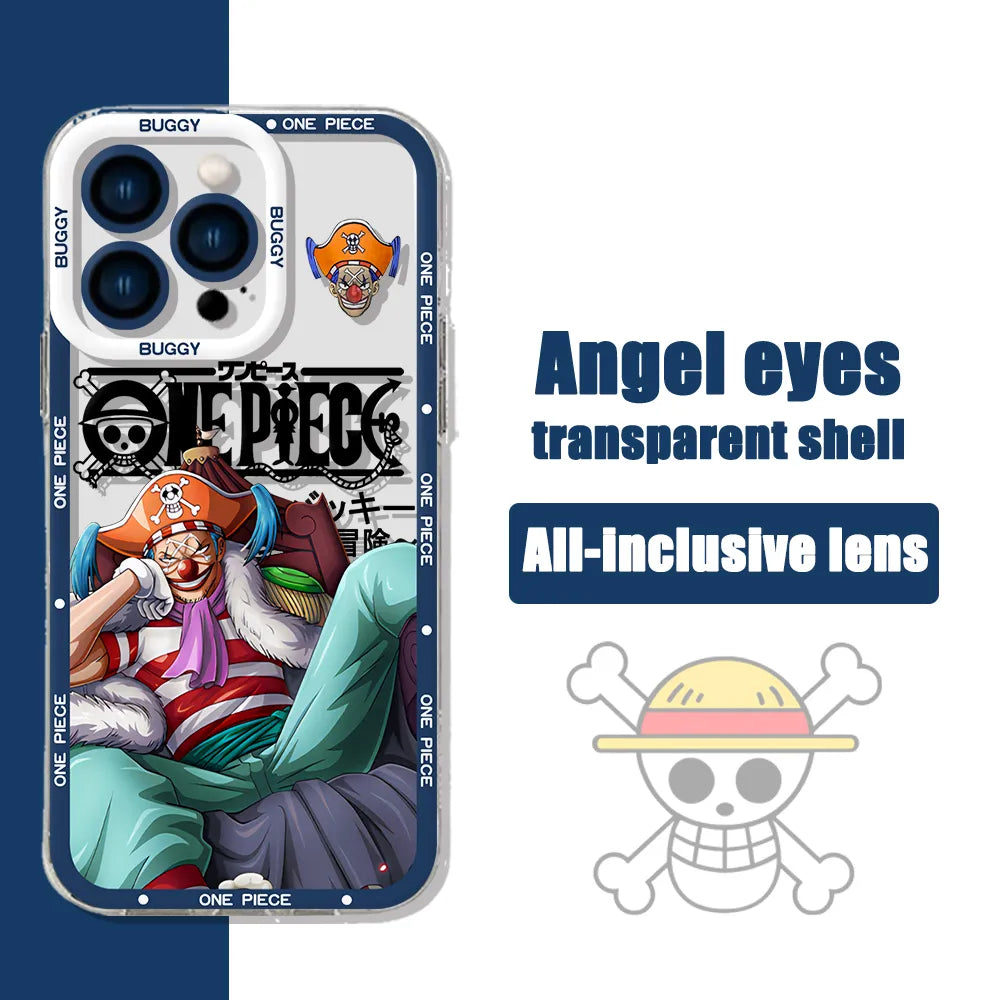Anime One Piece Buggy Phone Case For iPhone - KT28
