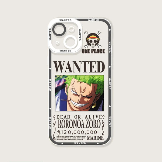 One Piece Zoro Wanted iPhone Case
