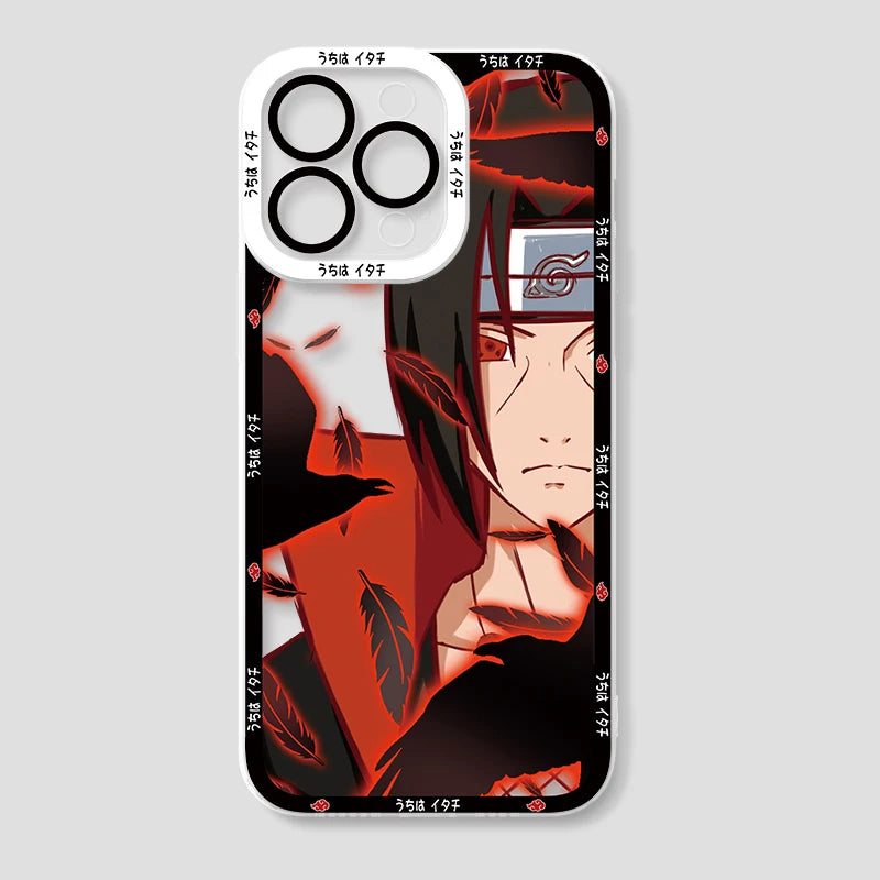 Anime Naruto Uchiha Itachi Soft Silicone Case For iPhone - P04