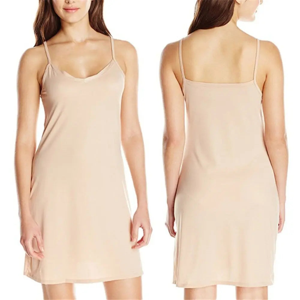 Women's Sling Solid Short Dress | Casual & Sexy Slip Under Dress