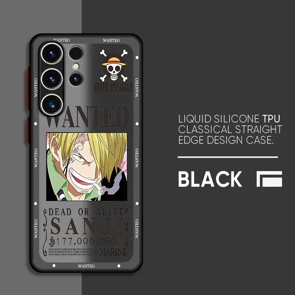 One Piece Luffy Zoro Nami Ace Chopper Phone Case for Samsung Galaxy S