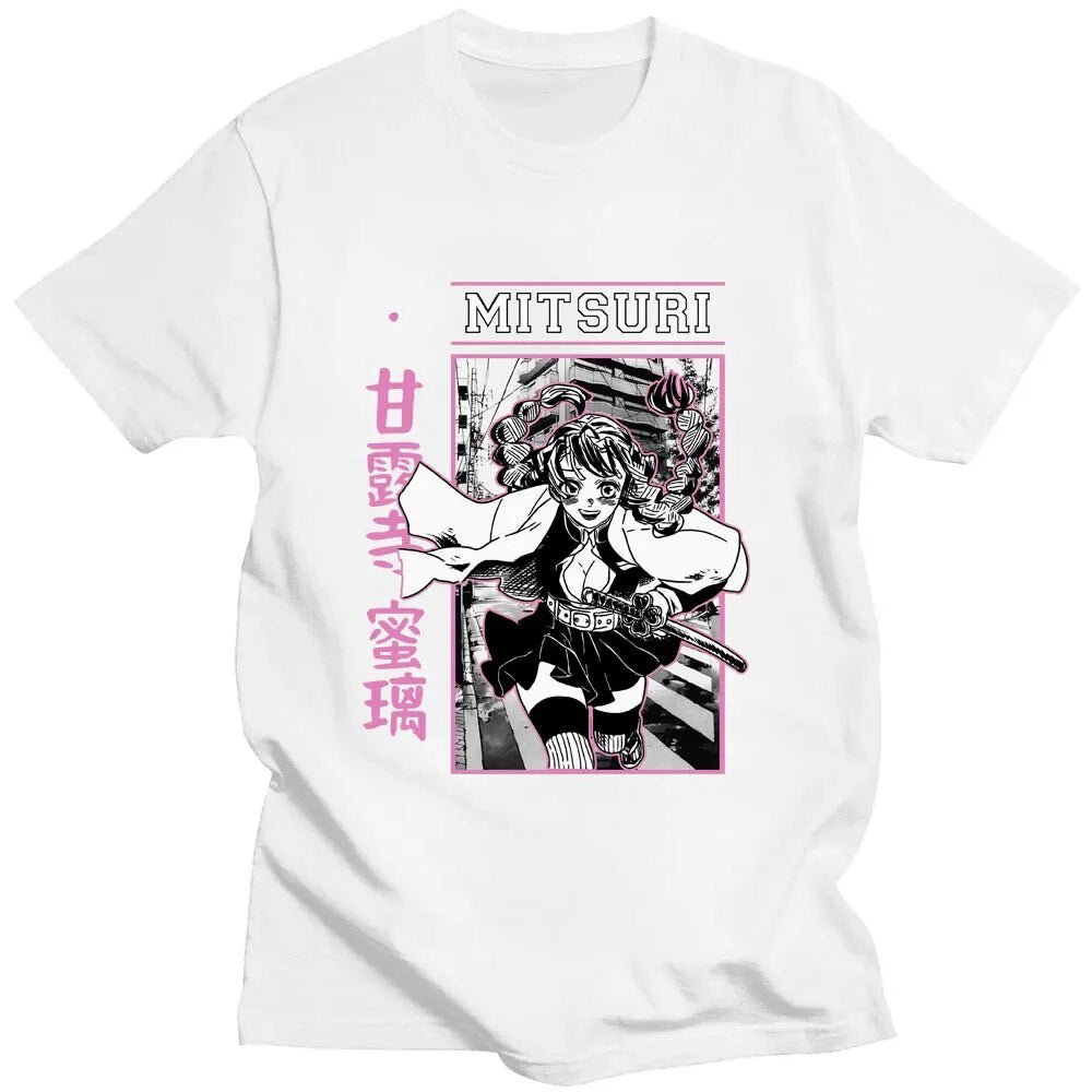 Anime Demon Slayer Kanroji Mitsuri T Shirt - KataMoon