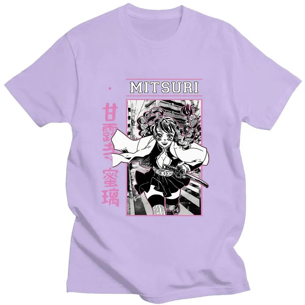 Anime Demon Slayer Kanroji Mitsuri T Shirt - KataMoon
