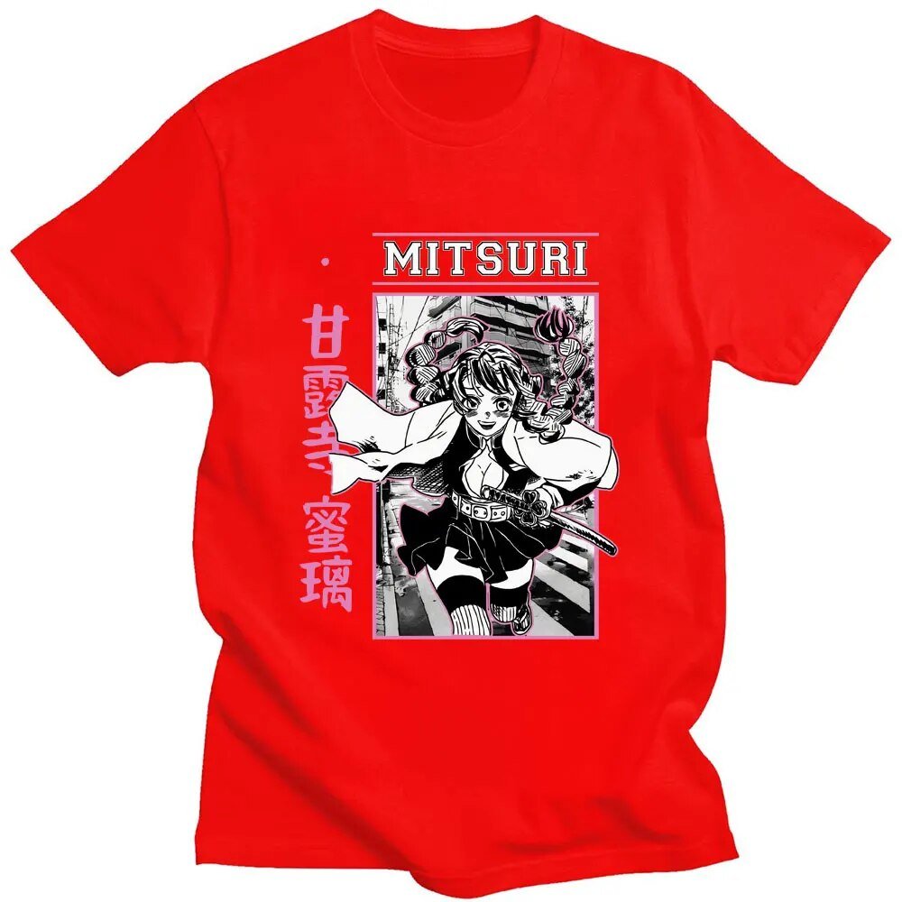 Anime Demon Slayer Kanroji Mitsuri T Shirt - KataMoon