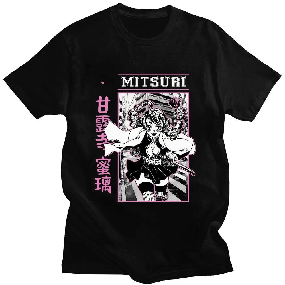 Anime Demon Slayer Kanroji Mitsuri T Shirt - KataMoon
