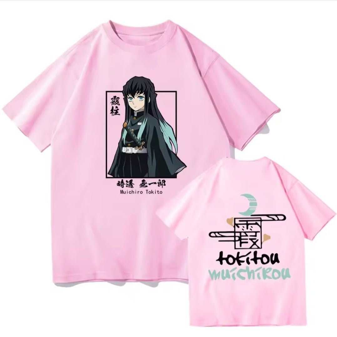 Anime Demon Slayer Kimetsu No Yaiba Muichiro Tokito T Shirt - KataMoon