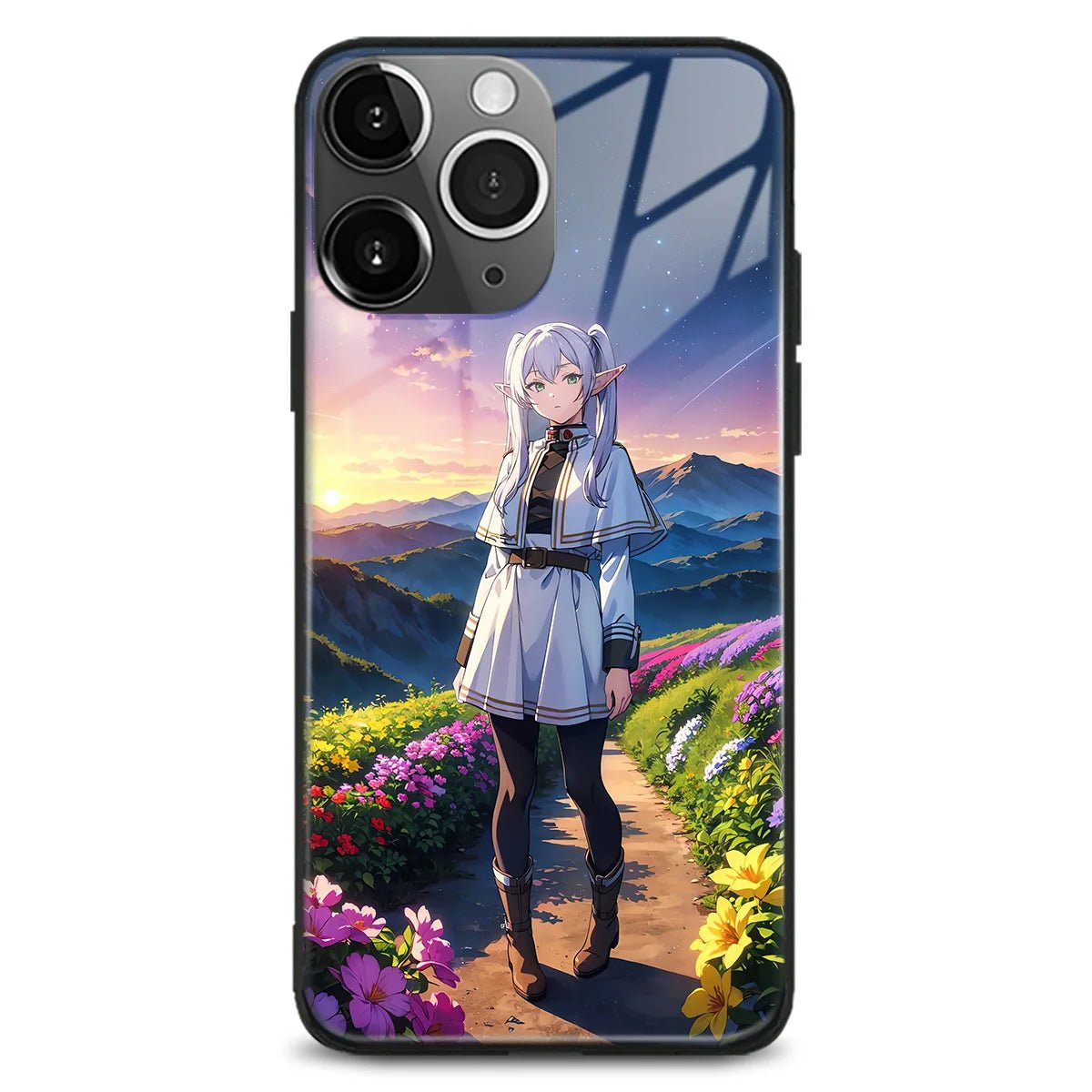 Anime Frieren Beyond Journey's End Glass Protective Shell Soft Cover Iphone Case - FR476 - KataMoon