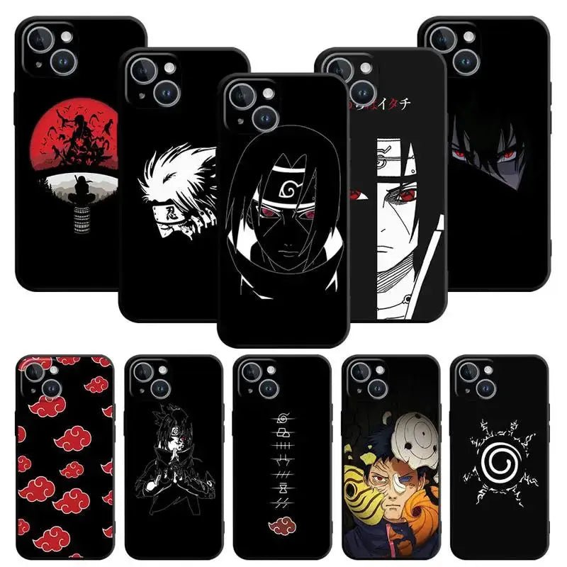 Anime Naruto Akatsuki Cloud Phone Case For iPhone - B06 - KataMoon
