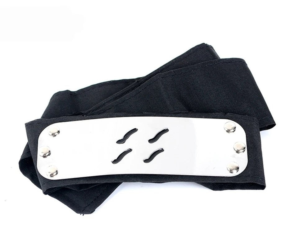 Anime Naruto Boruto Akatsuki Kakashi Uchiha Symbol Cosplay Costume Headband - KataMoon