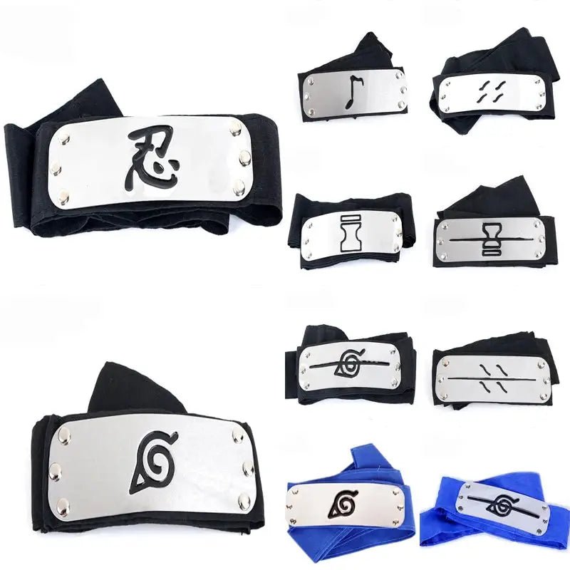 Anime Naruto Boruto Akatsuki Kakashi Uchiha Symbol Cosplay Costume Headband - KataMoon