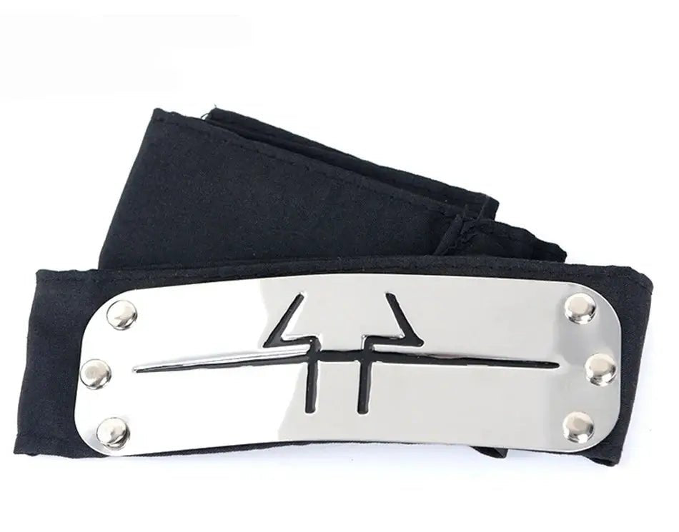 Anime Naruto Boruto Akatsuki Kakashi Uchiha Symbol Cosplay Costume Headband - KataMoon