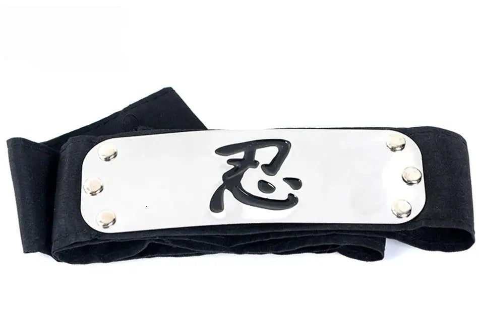 Anime Naruto Boruto Akatsuki Kakashi Uchiha Symbol Cosplay Costume Headband - KataMoon