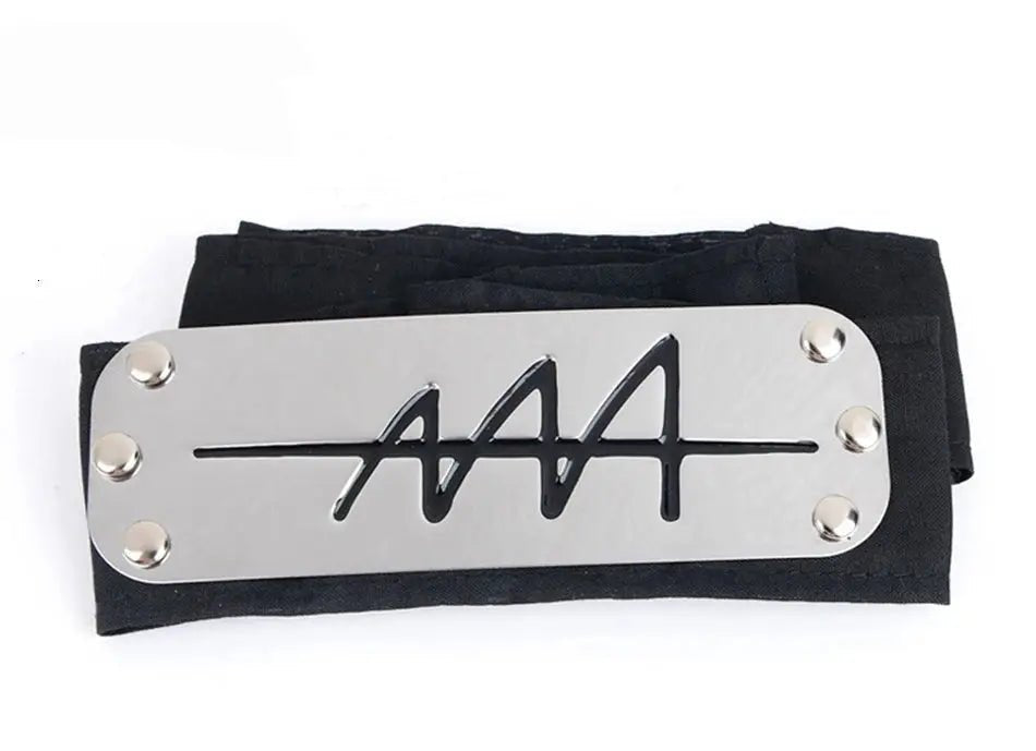 Anime Naruto Boruto Akatsuki Kakashi Uchiha Symbol Cosplay Costume Headband - KataMoon