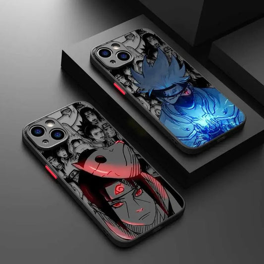 Anime Naruto Kakashi Itachi Uchiha iPhone Phone Case - KataMoon
