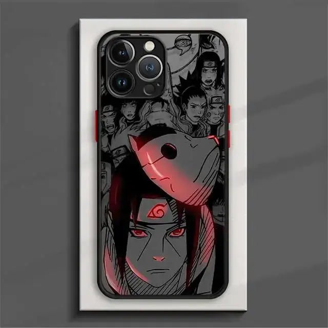 Anime Naruto Kakashi Itachi Uchiha iPhone Phone Case - KataMoon