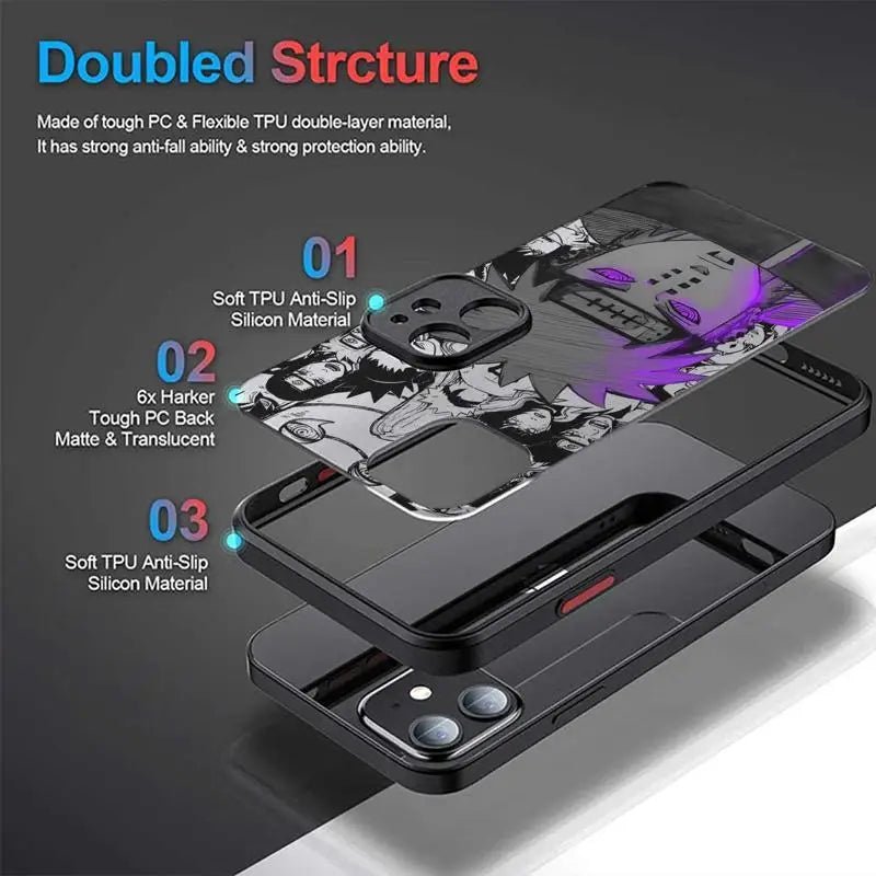 Anime Naruto Kakashi Itachi Uchiha iPhone Phone Case - KataMoon