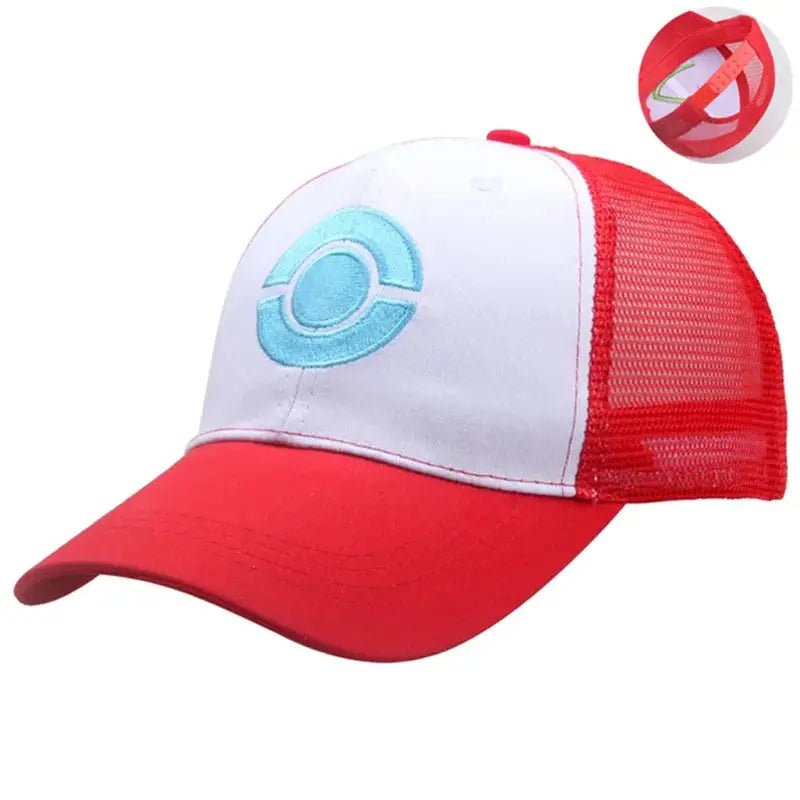 Anime Pokemon Ash Ketchum Cosplay Embroidery Baseball Cap - KataMoon