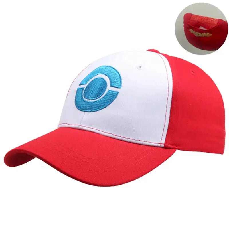 Anime Pokemon Ash Ketchum Cosplay Embroidery Baseball Cap - KataMoon