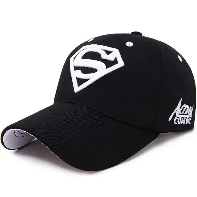 Anime Superhero Superman Embroidery Cosplay Costume Baseball Caps - KataMoon