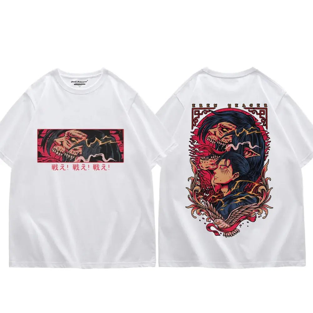 Attack on Titan Eren Jaeger Shingeki No Kyojin T Shirt - KataMoon